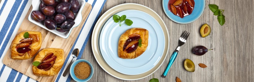 Plums pastries
