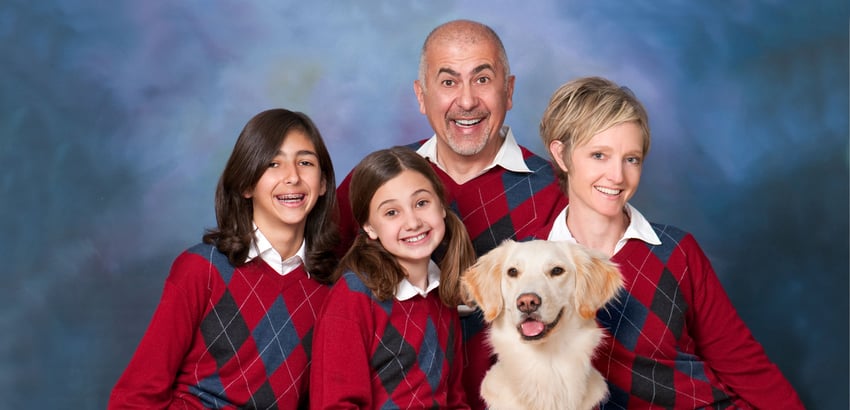 A family matching retirement contributions