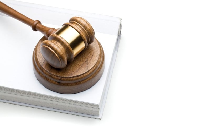 Gavel and block