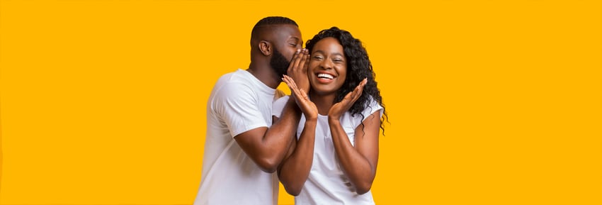 A couple sharing secrets for retirement investment