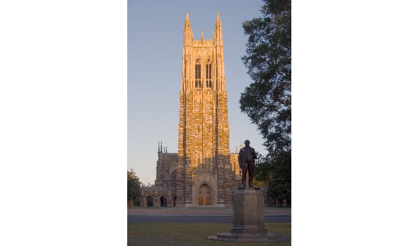 Duke University Chapel in the morning