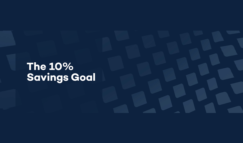 10% savings goal